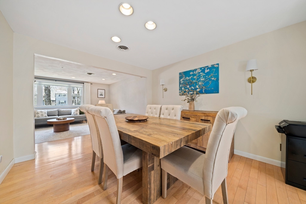 20 Condor Road Sharon, MA 02067 - Photo 3 of 41 a view of a dining room with furniture and wooden floor