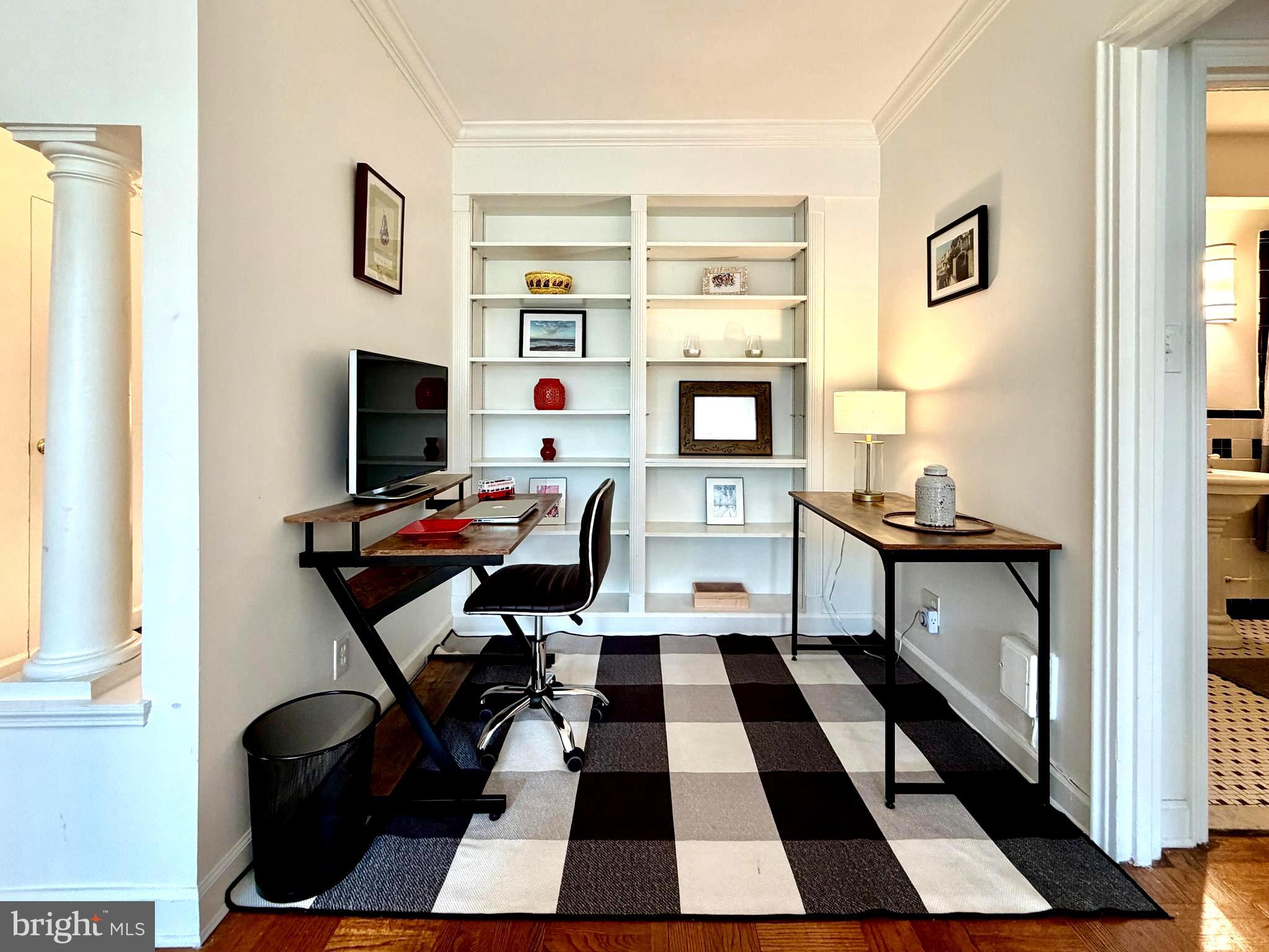 2500 Q Street Northwest, Unit 307 Washington, DC 20007 - Photo 6 of 16 Dedicated home office offers a quiet space.