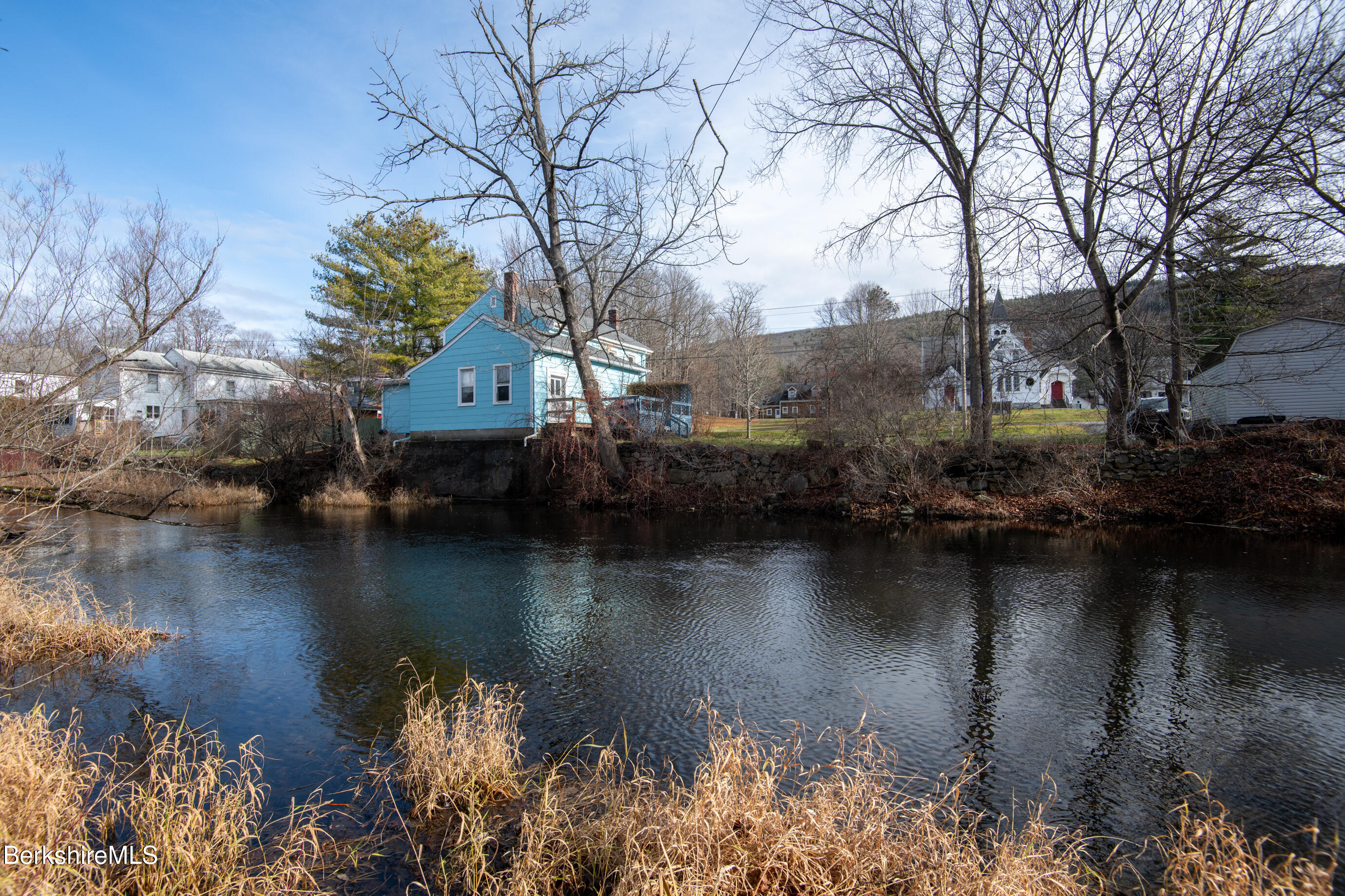 44 Main Street West Stockbridge, MA 01266 - Photo 26 of 28 a view of a lake with houses