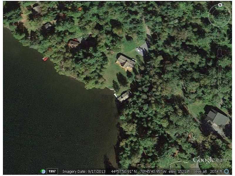 16 Mountain View Road Rangeley, ME 04970 - Photo 27 of 27 Exterior Front. Aerial view