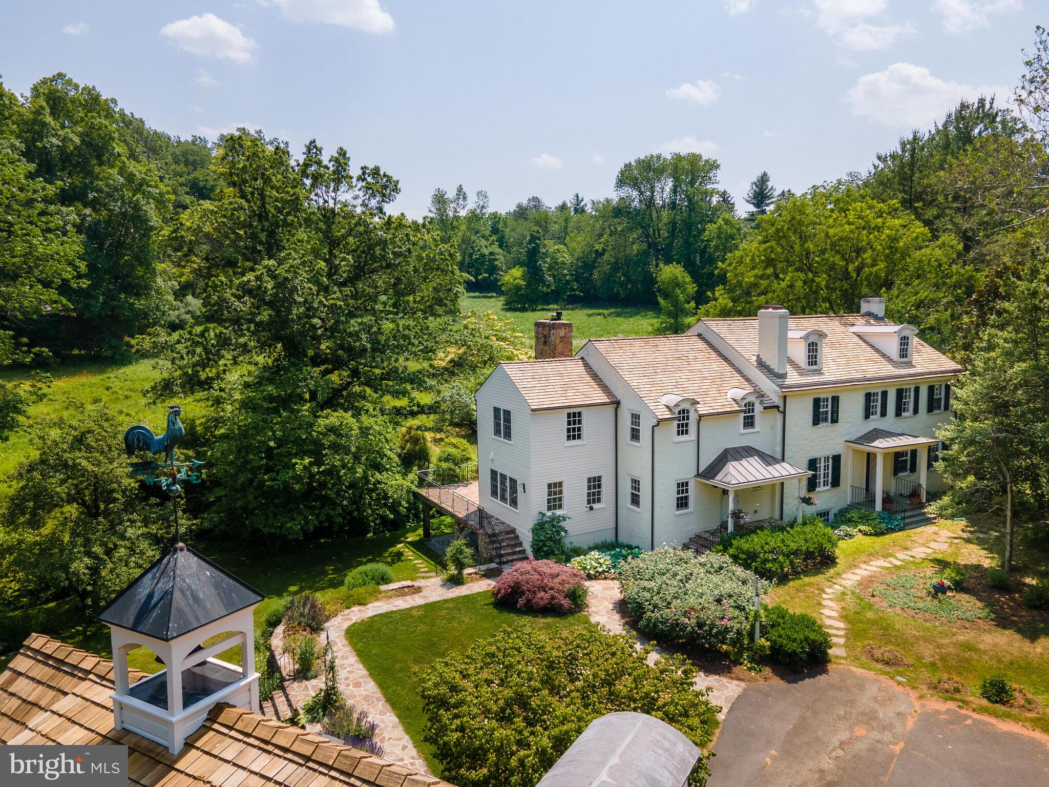 9 Marlborough Road Newtown Square, PA 19073 - Photo 1 of 83 Front Facade from top of Garage