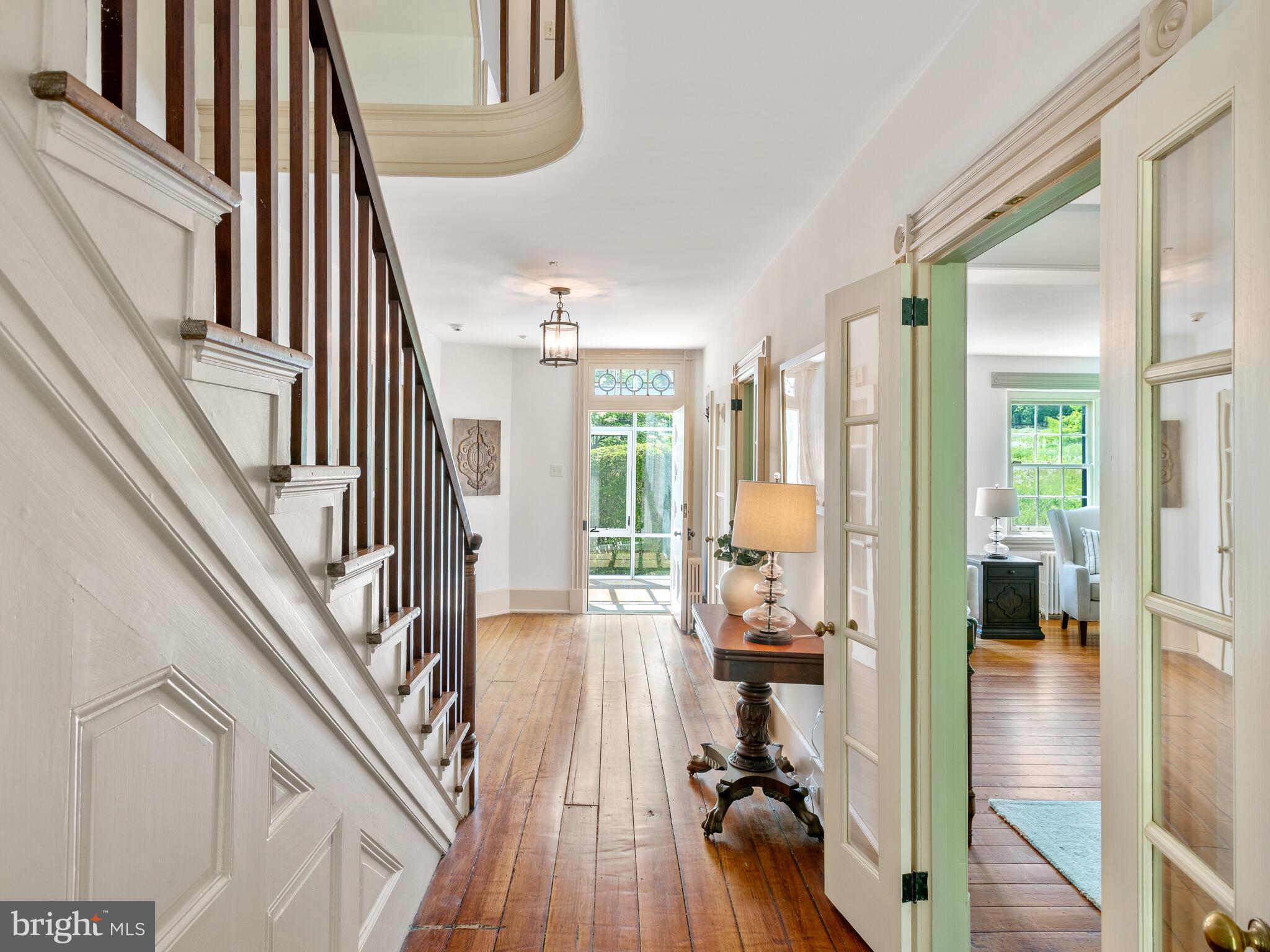 9 Marlborough Road Newtown Square, PA 19073 - Photo 11 of 83 Entry Hall from Front Door & View to Solarium