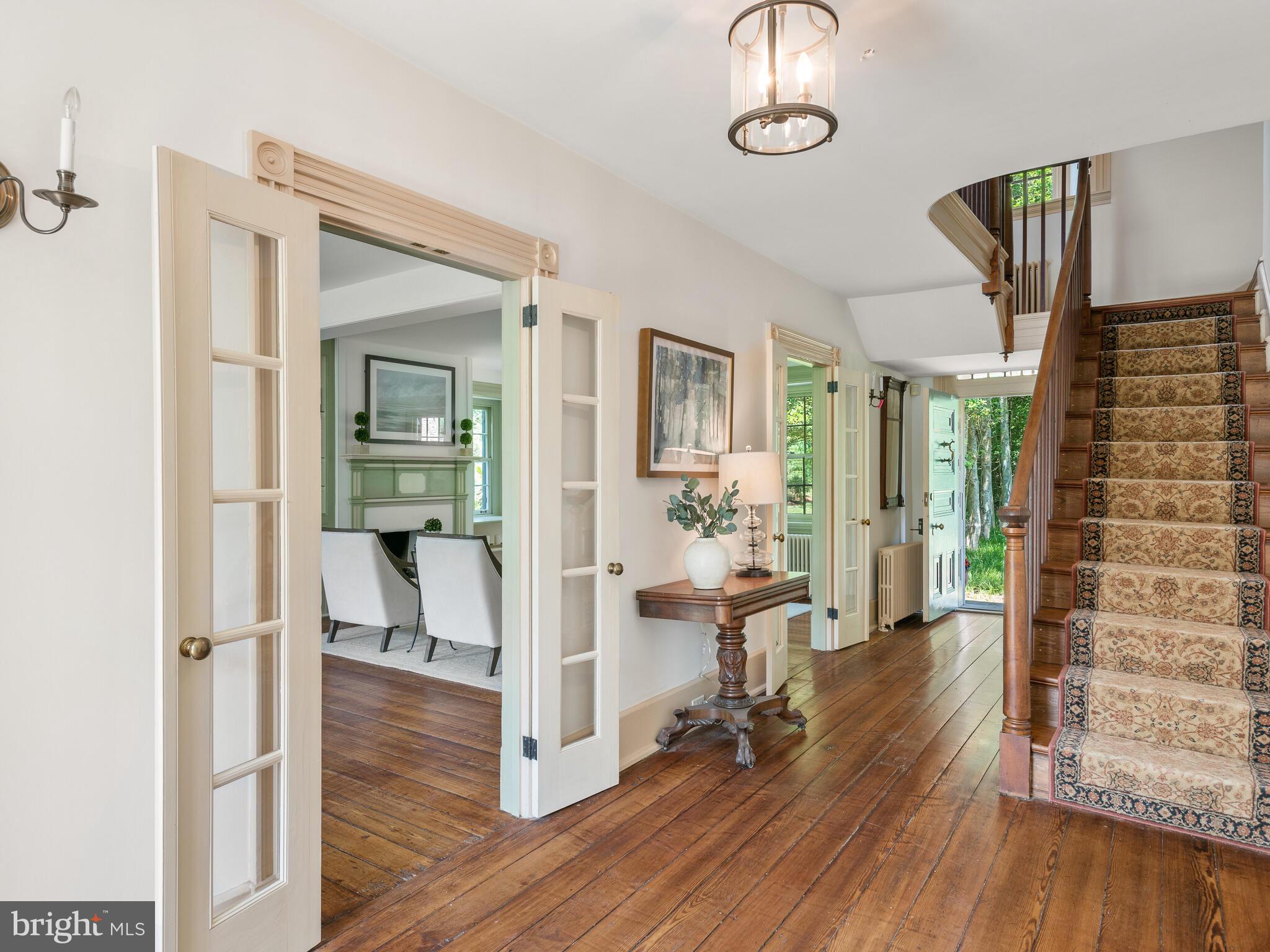 9 Marlborough Road Newtown Square, PA 19073 - Photo 12 of 83 Entry Hall, Stair Case & 2 Entries to Living Room