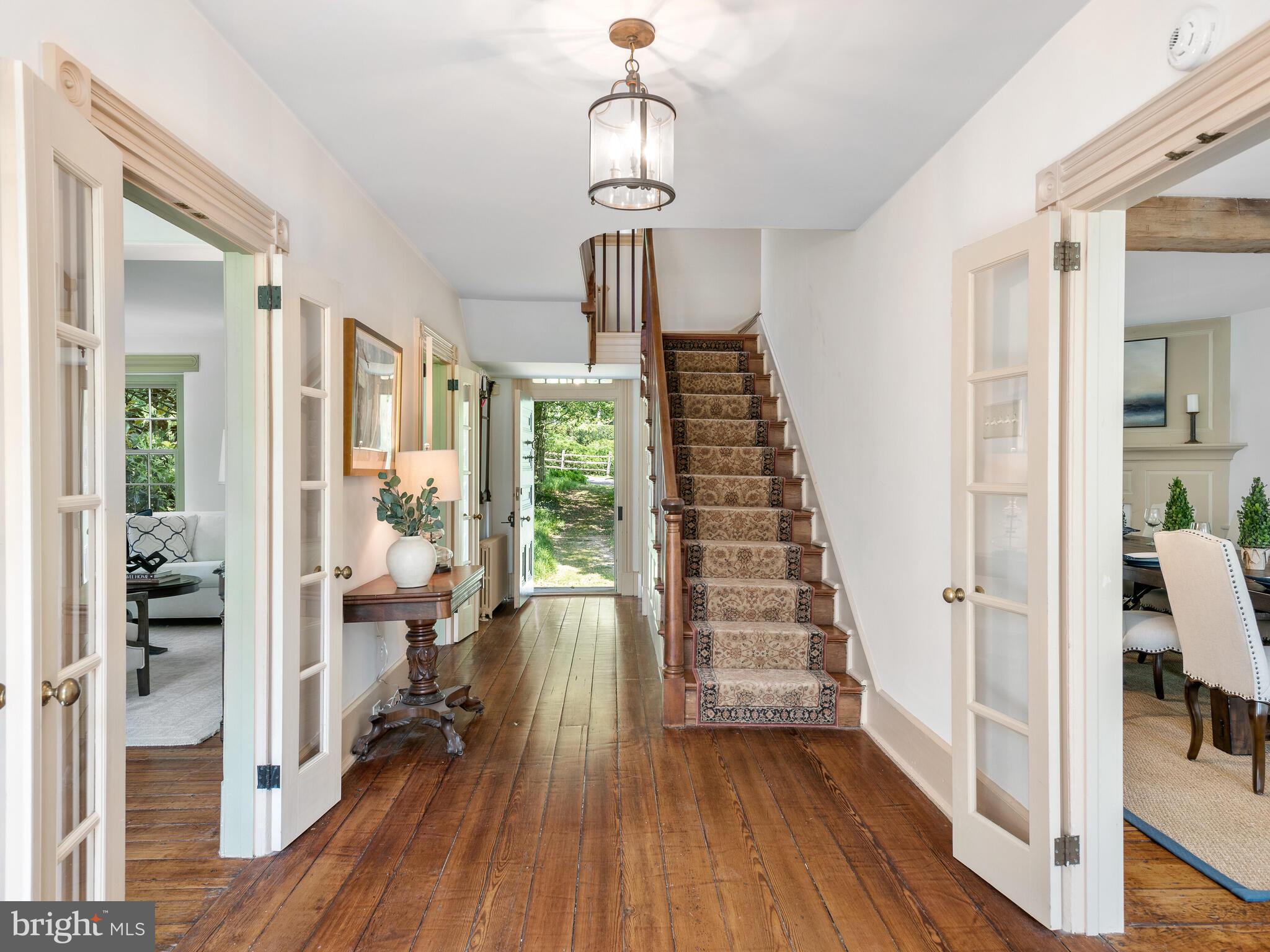 9 Marlborough Road Newtown Square, PA 19073 - Photo 36 of 83 Original Staircase to 2nd Floor