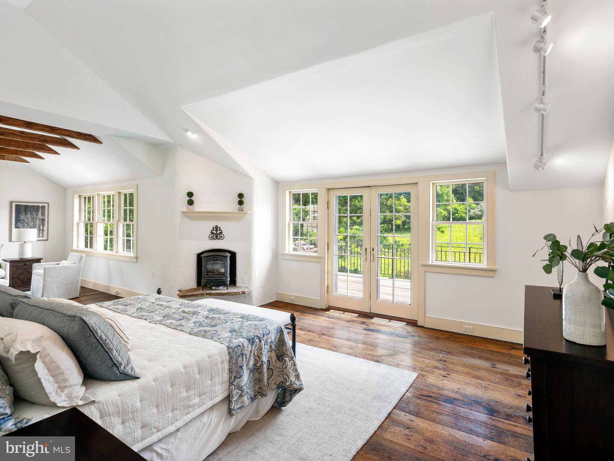 9 Marlborough Road Newtown Square, PA 19073 - Photo 41 of 83 Primary Bedroom - French Doors Open to Deck