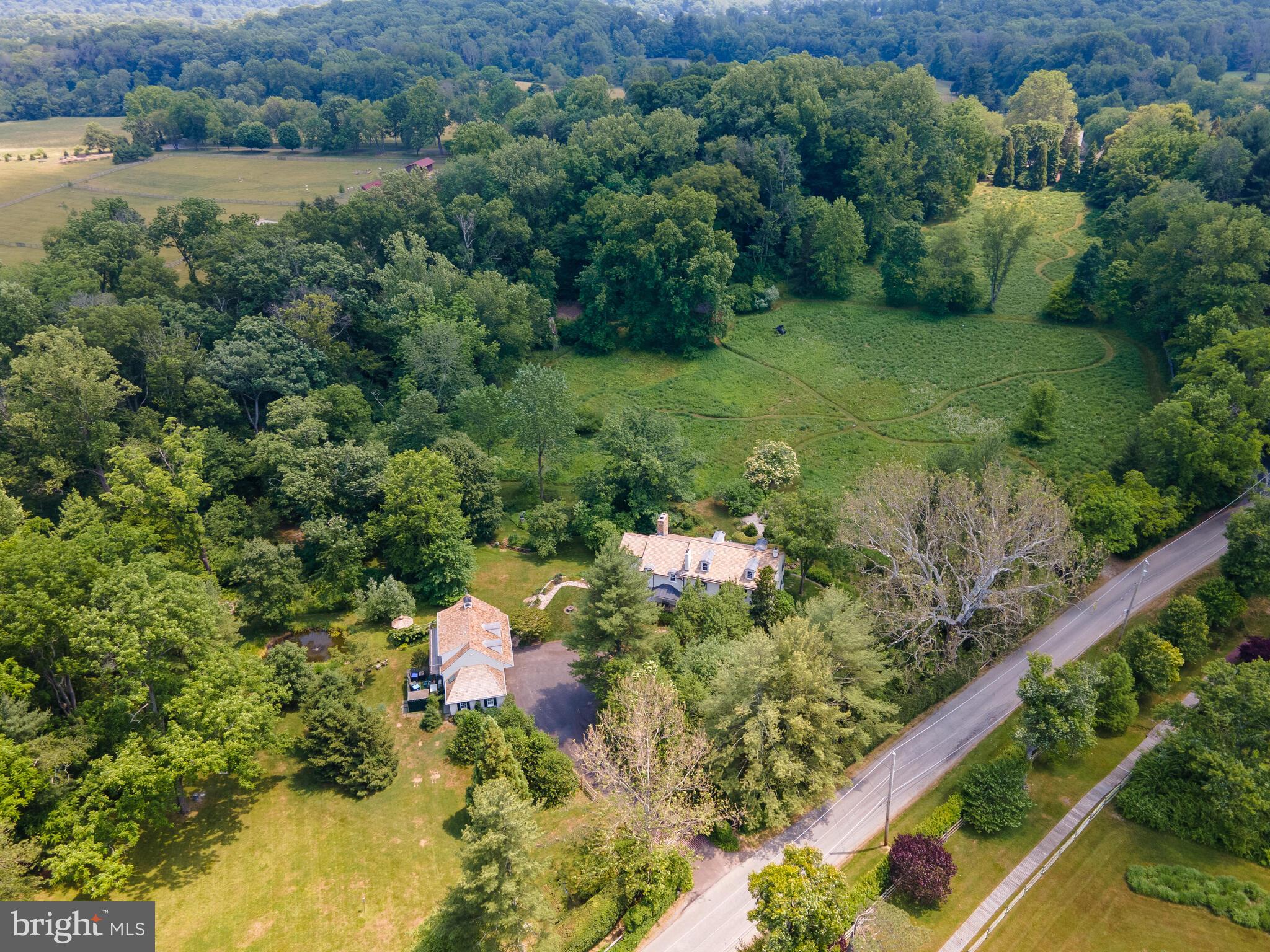 9 Marlborough Road Newtown Square, PA 19073 - Photo 81 of 83 Aerial Views of Property & Neighboring Properties