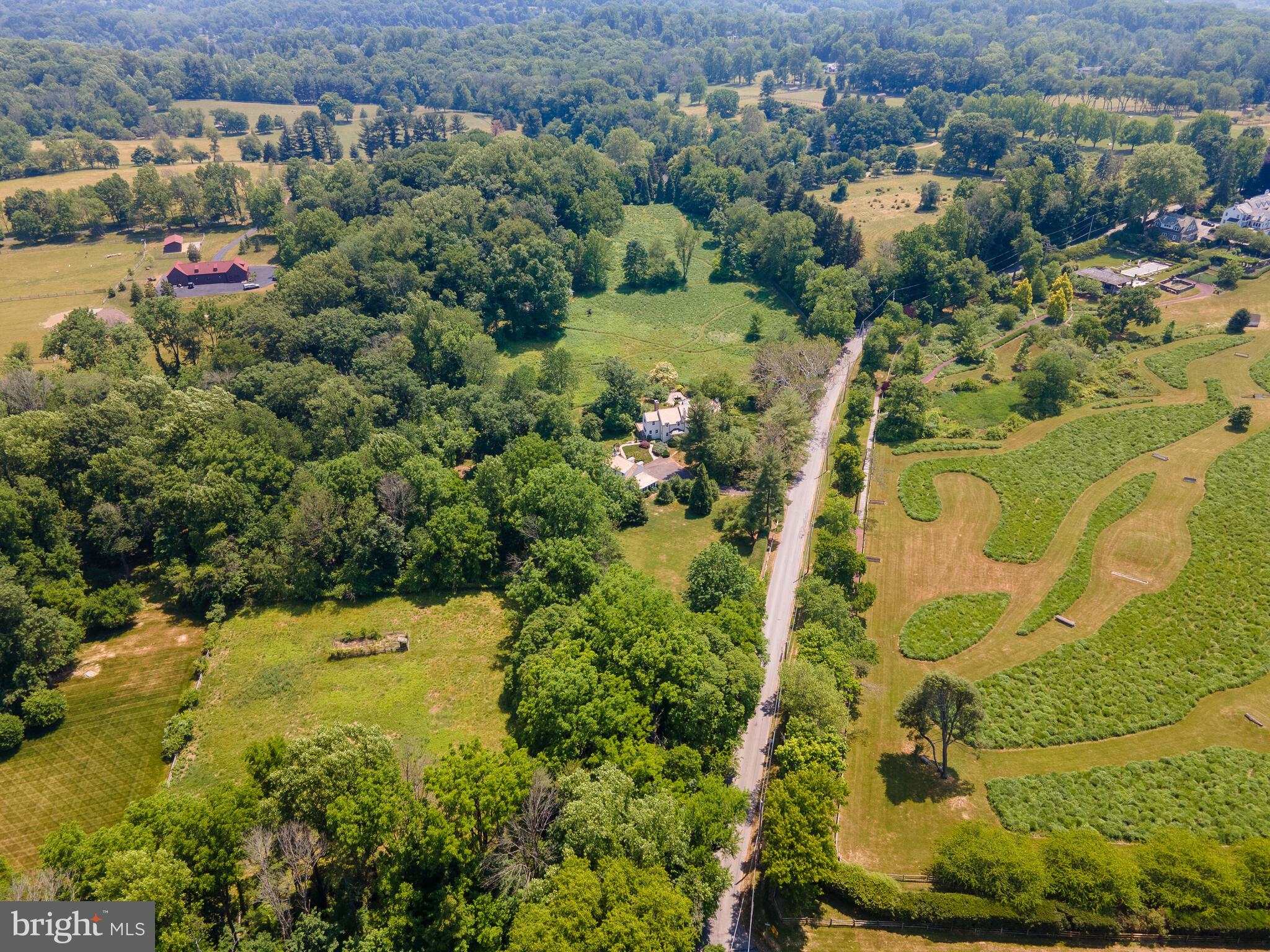 9 Marlborough Road Newtown Square, PA 19073 - Photo 82 of 83 Aerial Views of Property & Neighboring Properties