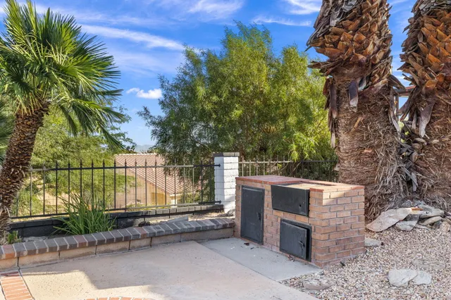 a view of a fountain in the middle of a house