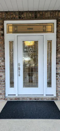 a view of a window of a house