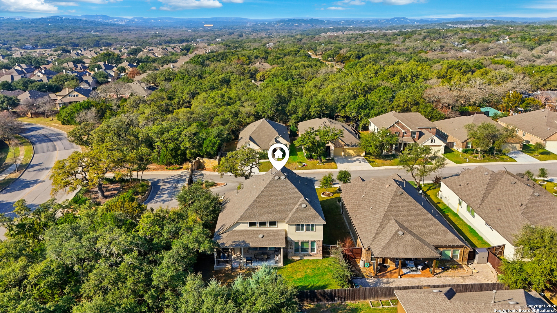 8334 Two Winds San Antonio, TX 78255 - Photo 31 of 39 an aerial view of multiple house