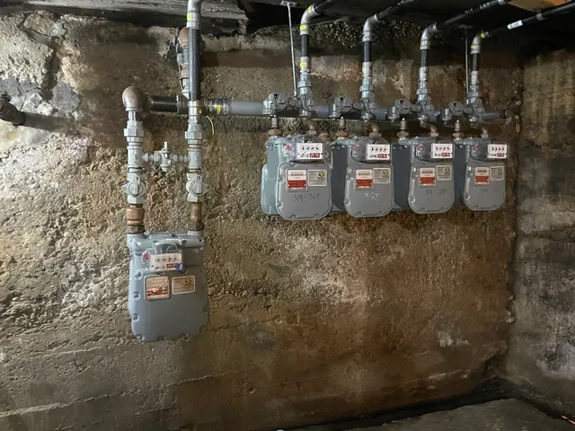 a view of a wooden door of the house