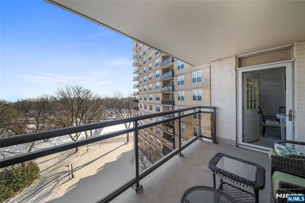 2200 North Central Road, Unit 6H Fort Lee, NJ 07024 - Photo 11 of 18 a view of balcony with furniture