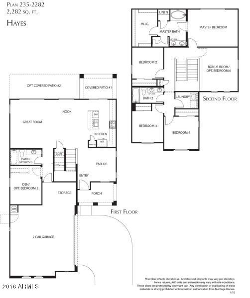 850 East Del Rio Street Chandler, AZ 85225 - Photo 42 of 42 Del Rio - Floor Plan