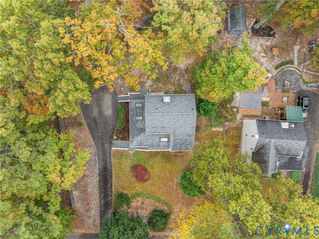 10324 Natural Bridge Road Chesterfield, VA 23236 - Photo 27 of 31 an aerial view of a house with a yard