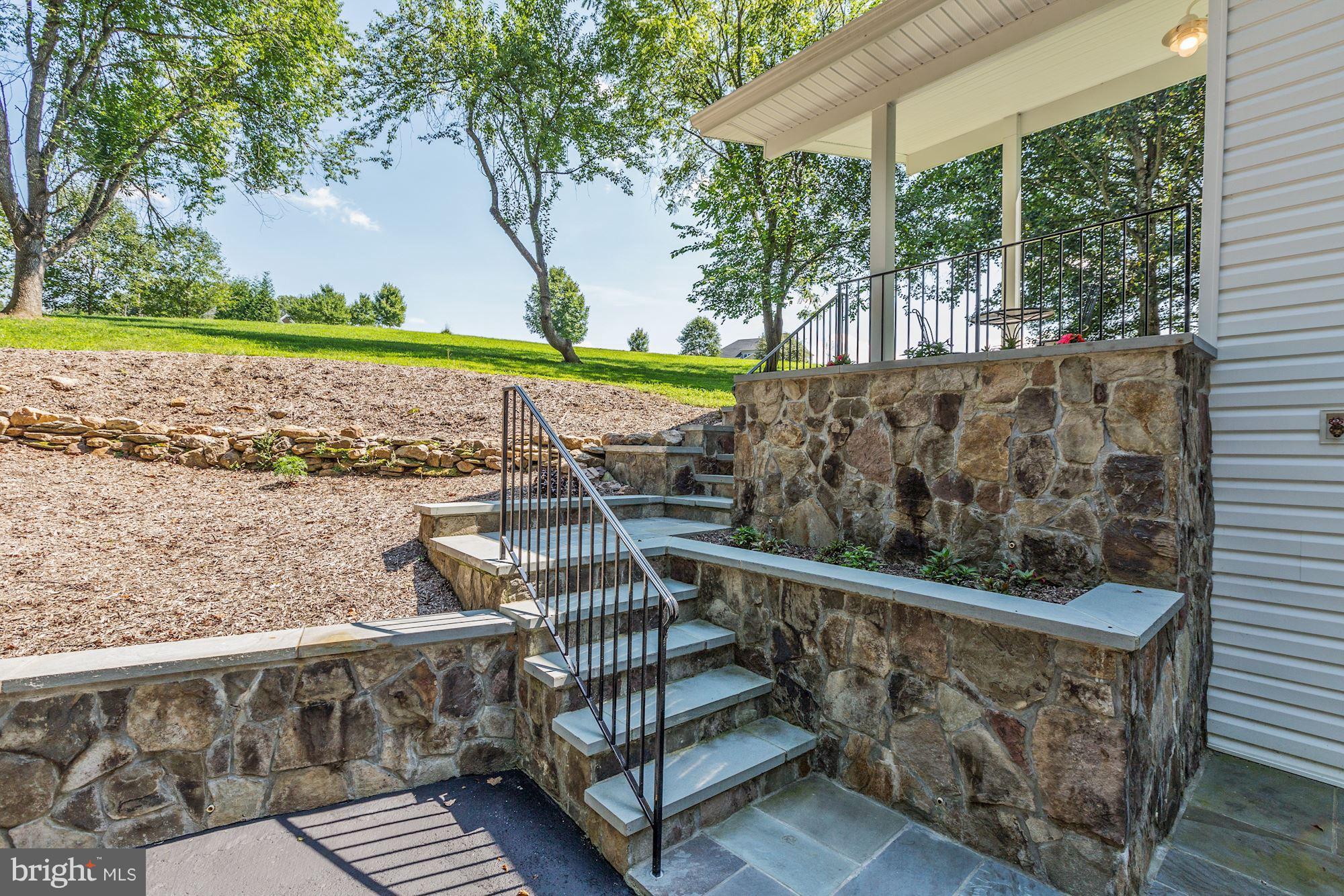8061 Browns Bridge Road Fulton, MD 20759 - Photo 20 of 22 Stairs leading to stone patio
