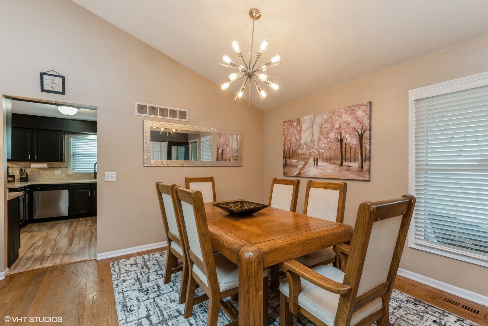 267 Foxmoor Road Fox River Grove, IL 60021 - Photo 8 of 22 a view of a dining room with furniture and chandelier