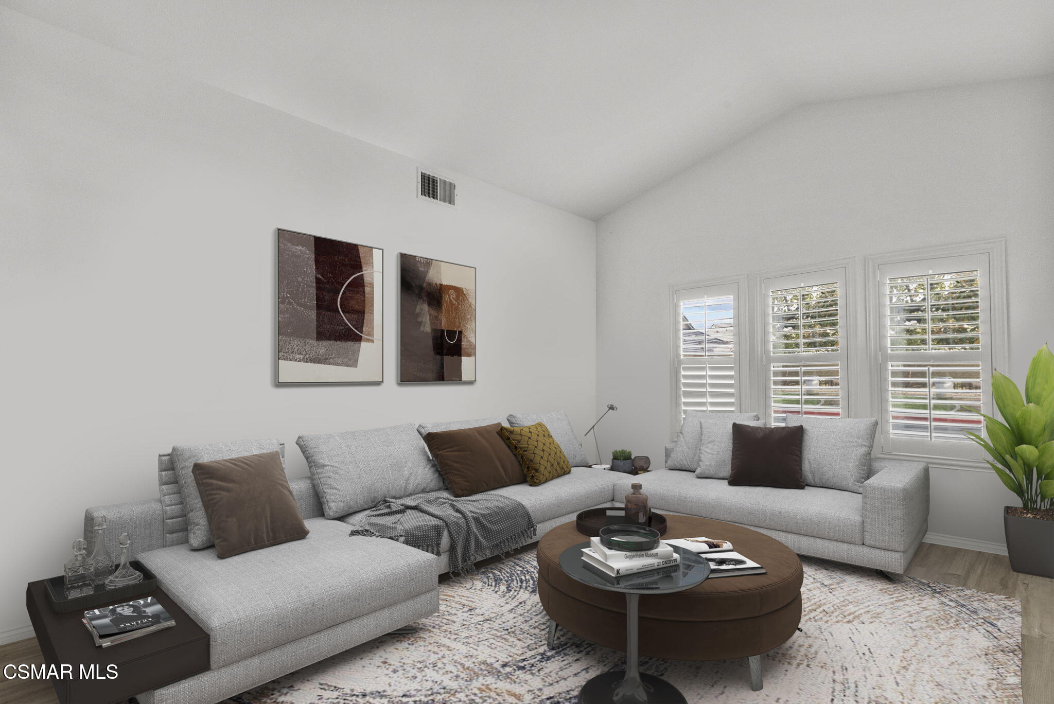 2046 Freesia Avenue Simi Valley, CA 93063 - Photo 20 of 33 a living room with furniture a rug and a large window