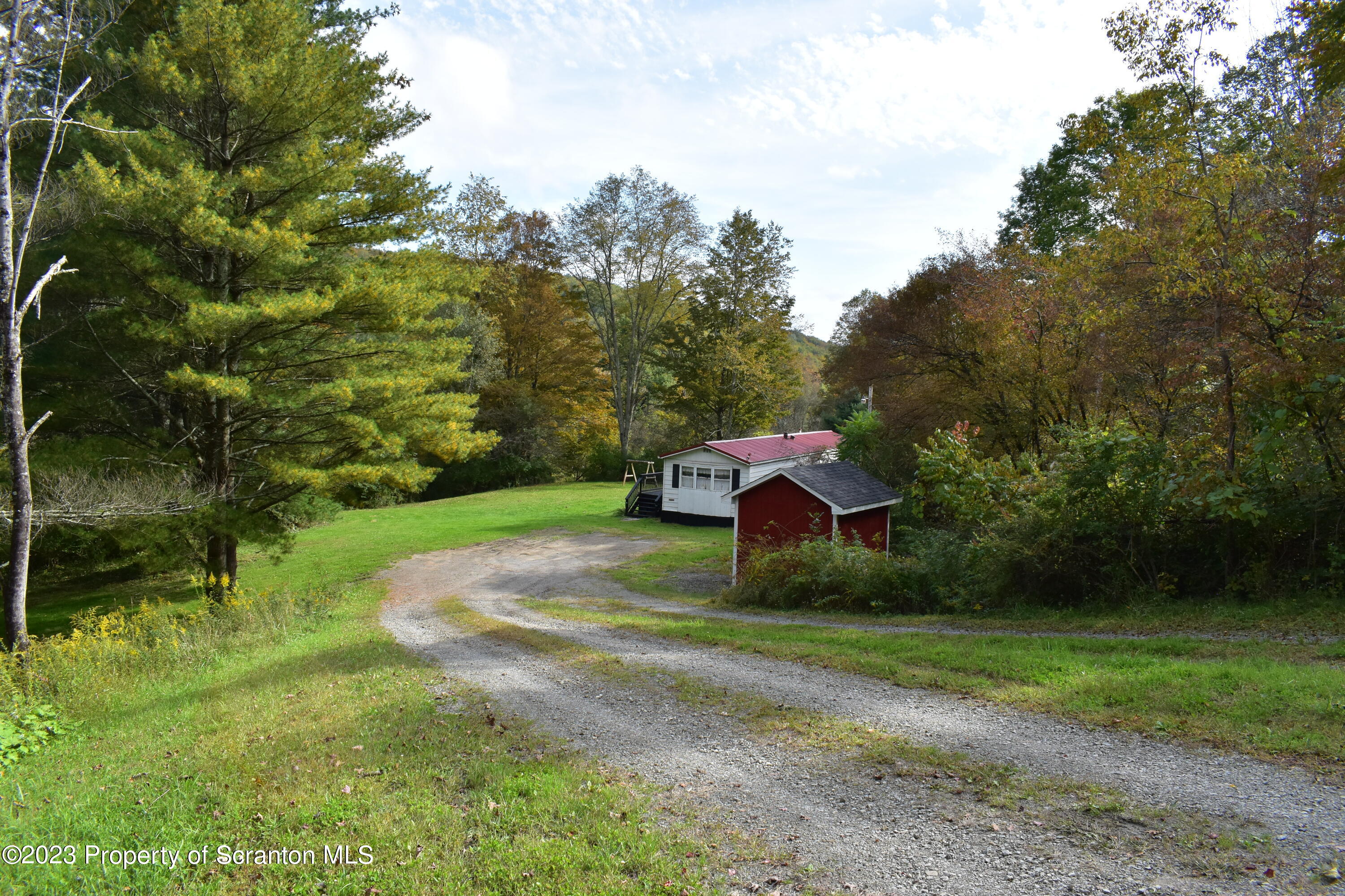 1258 Jennings Road Springville, PA 18844 - Photo 26 of 32 a view of a yard with a house