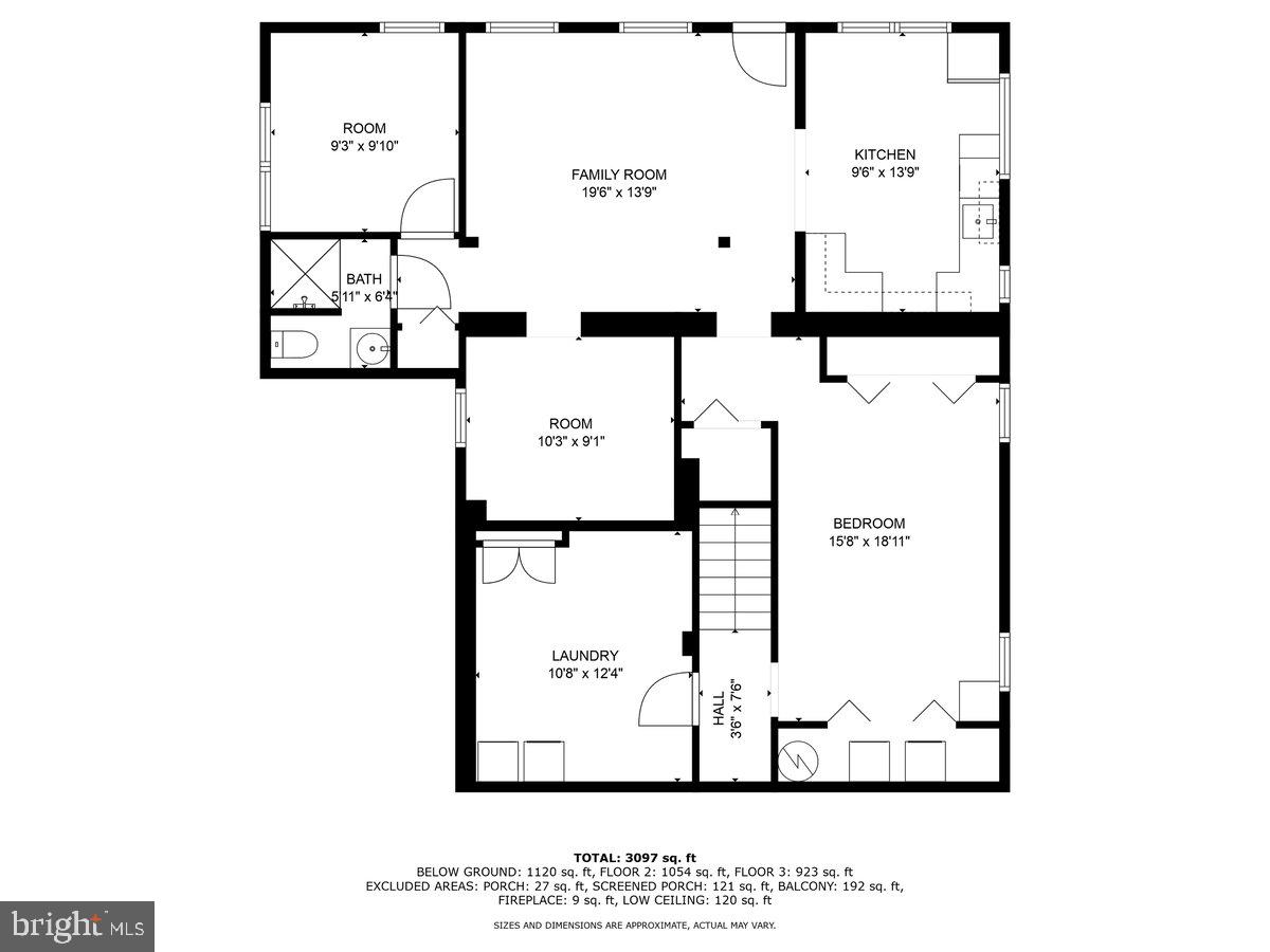 26618 Ridge Road Damascus, MD 20872 - Photo 64 of 65 Basement Floor Plan
