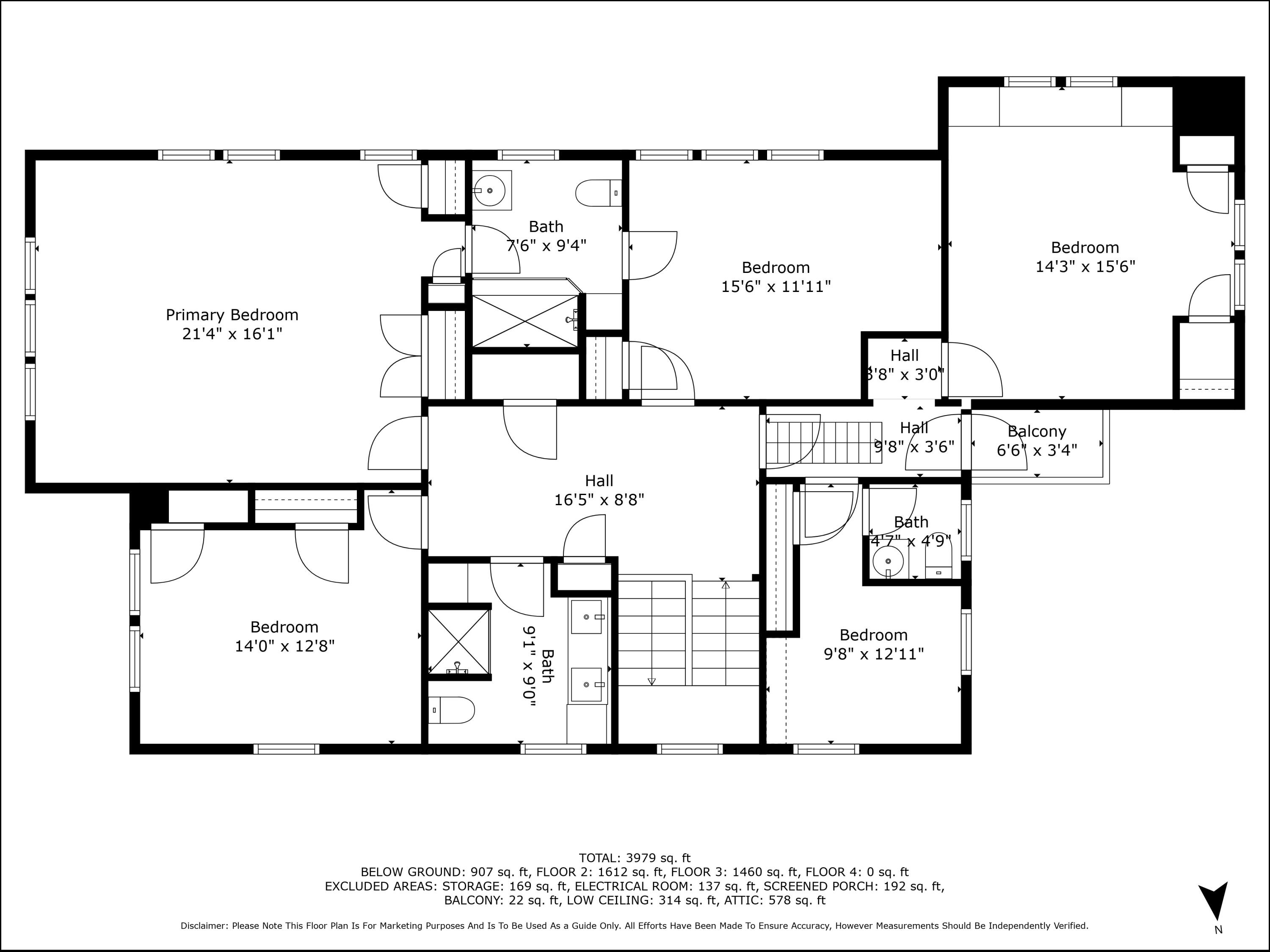 2204 Lafayette Road Ann Arbor, MI 48104 - Photo 33 of 76 2204 Lafayette - Upper Level