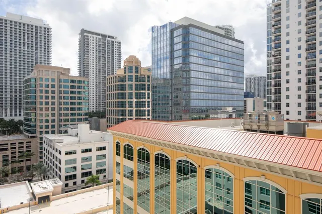 a front view of a building