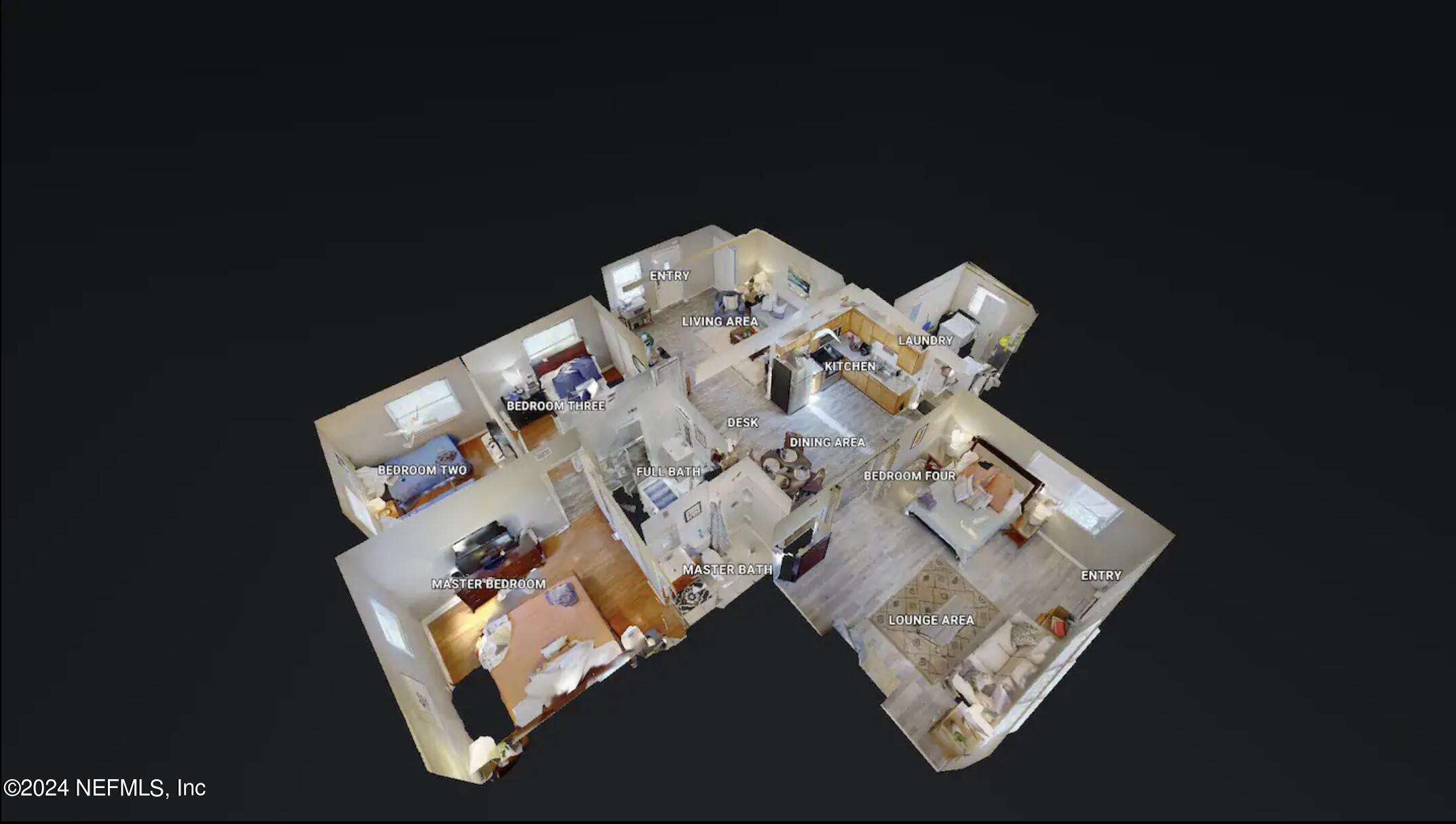7466 Proxima Road Jacksonville, FL 32210 - Photo 33 of 34 an aerial view of a dining table with chairs
