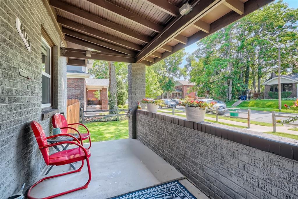 4140 Decatur Street Denver, CO 80211 - Photo 3 of 33 a view of a porch with furniture and garden
