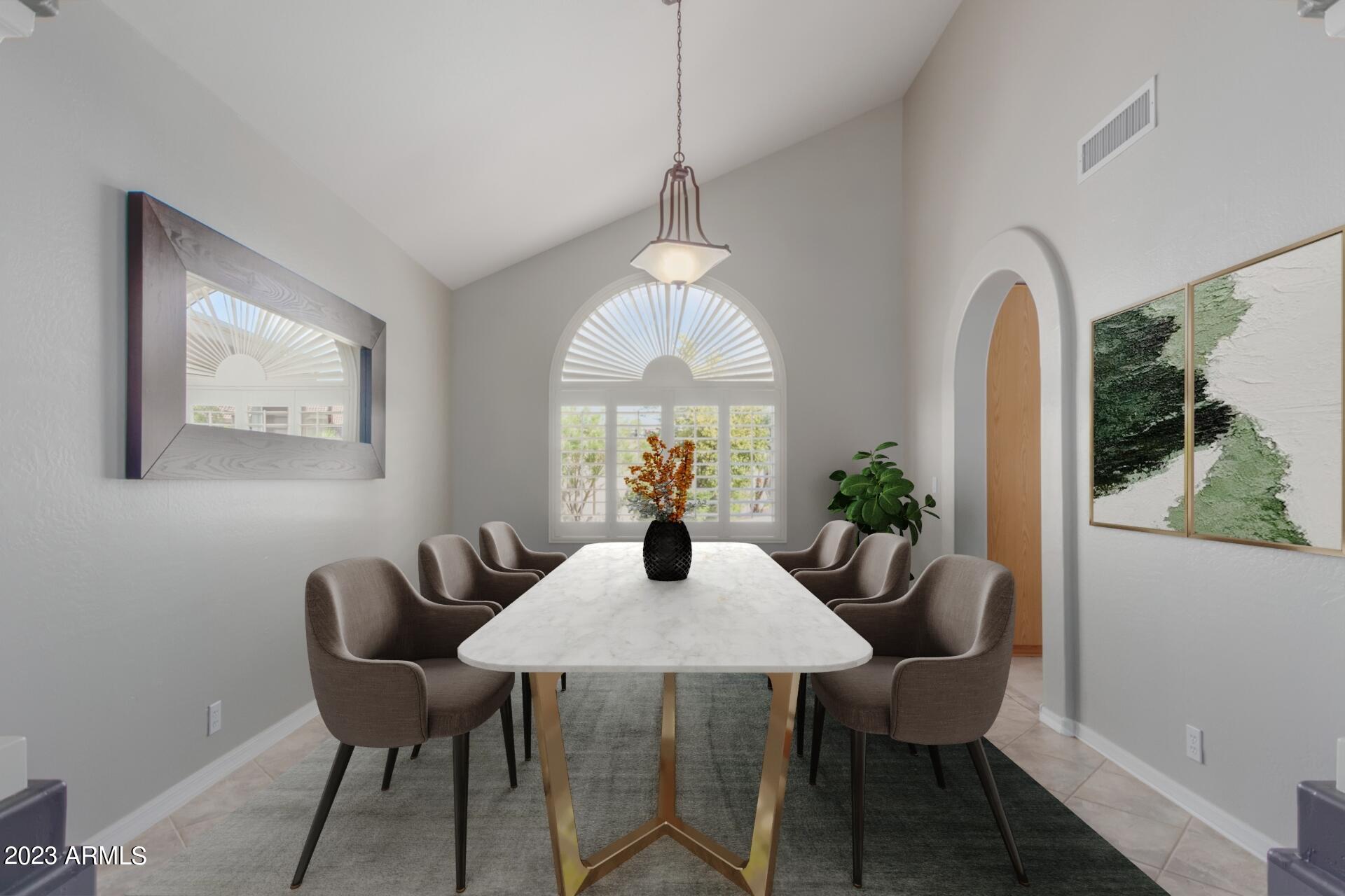 3160 East Desert Willow Road Phoenix, AZ 85048 - Photo 5 of 77 Stunning Dining Room
