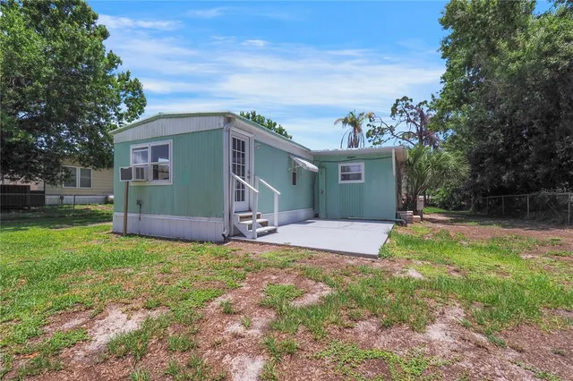 a house view with a garden space