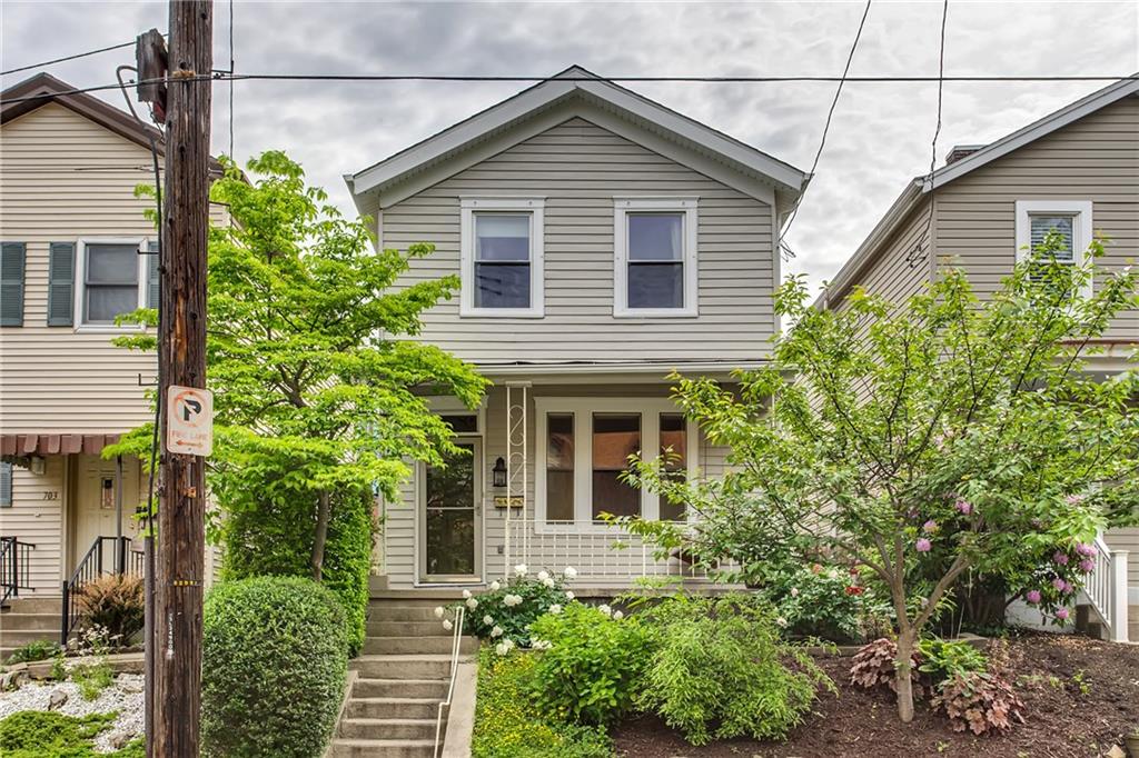 705 Filbert Street Pittsburgh, PA 15232 - Photo 1 of 25 Literally steps to Walnut St! Freshly painted exterior, with tasteful, natural plantings. Full width front porch for enjoying the warm weather.