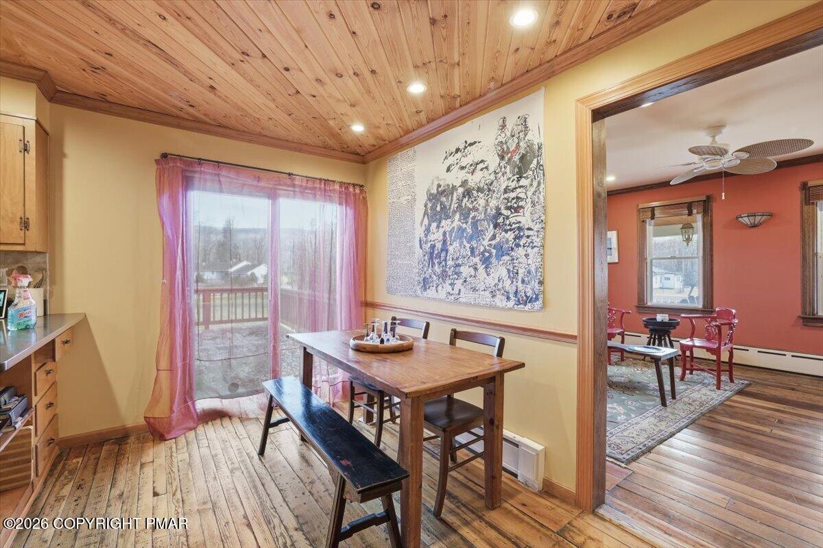 2487 Mountain Road Stroudsburg, PA 18360 - Photo 14 of 61 a workspace with furniture and wooden floor