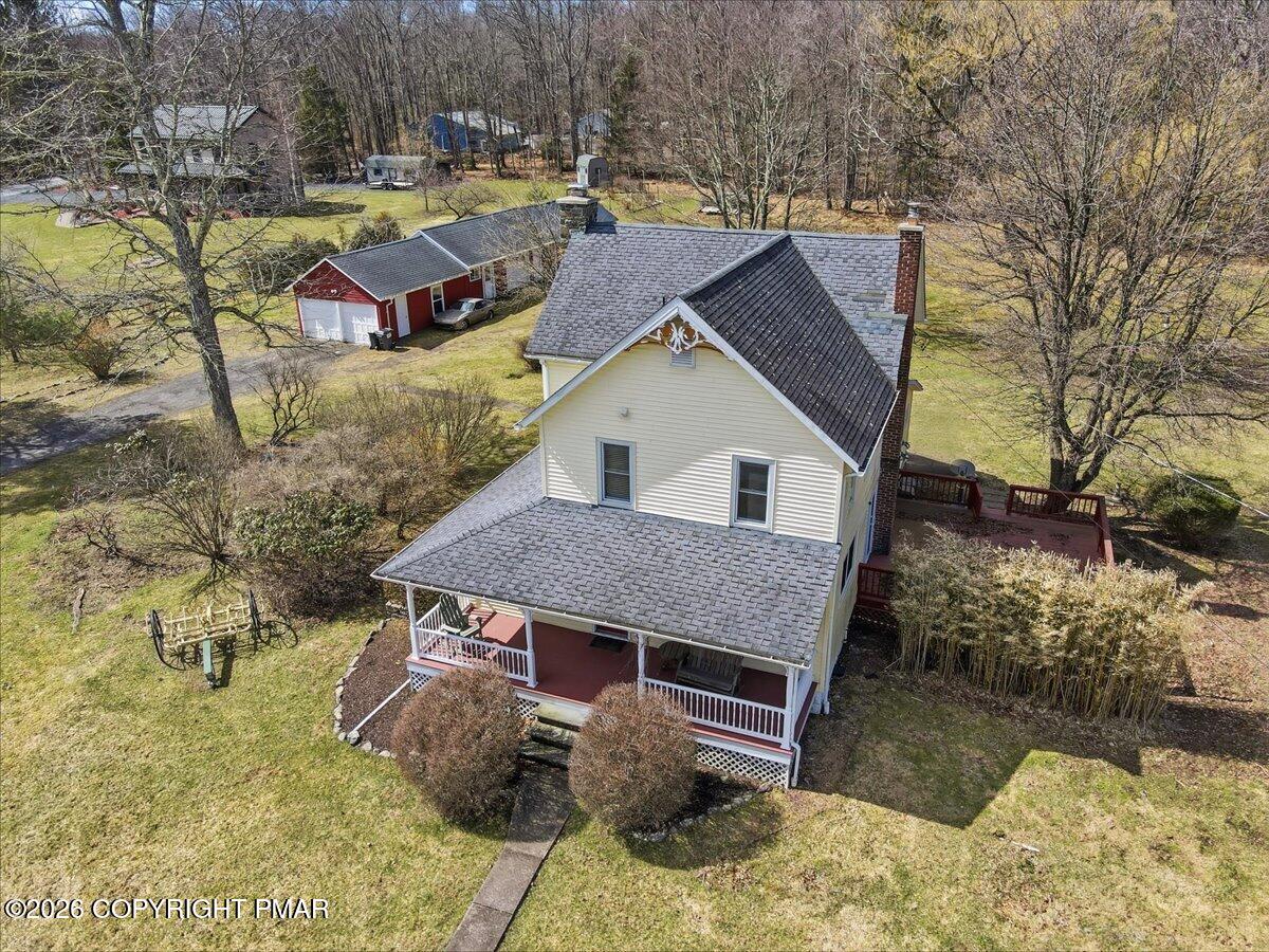 2487 Mountain Road Stroudsburg, PA 18360 - Photo 55 of 61 a aerial view of a house with a yard