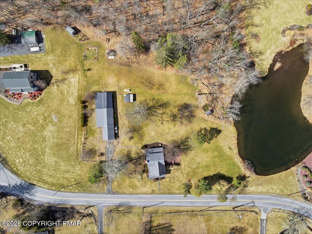 2487 Mountain Road Stroudsburg, PA 18360 - Photo 61 of 61 an aerial view of residential houses with outdoor space