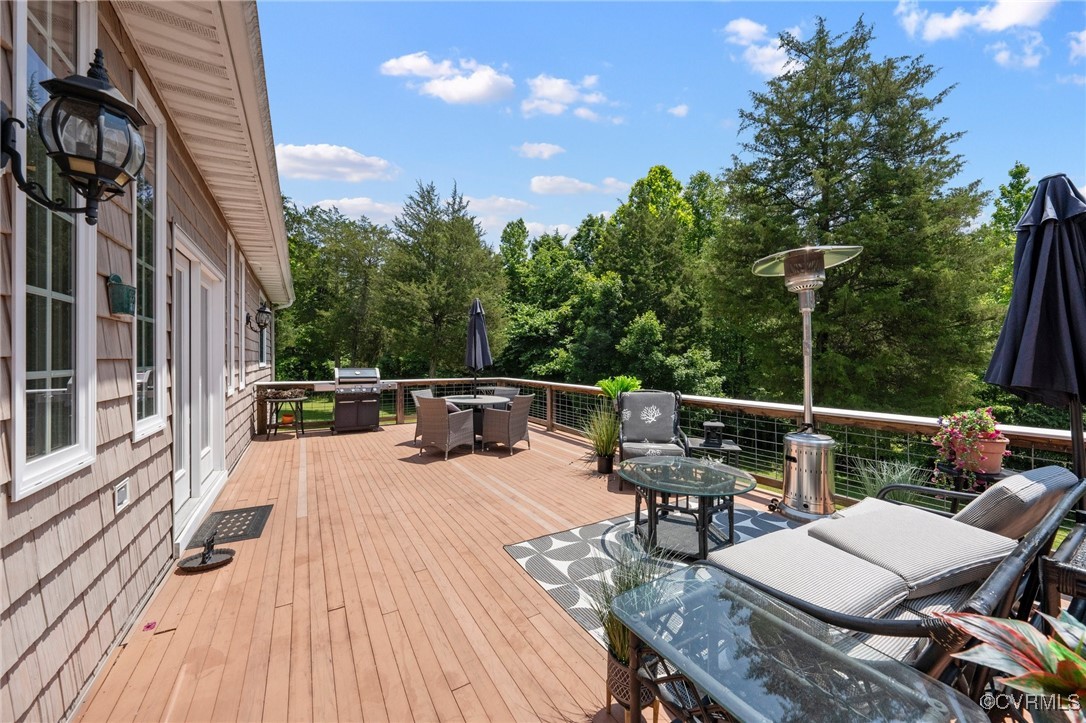 4060 Foxrun Road Powhatan, VA 23139 - Photo 28 of 50 a view of roof deck with furniture