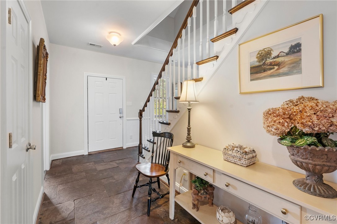 4060 Foxrun Road Powhatan, VA 23139 - Photo 4 of 50 a view of hallway with furniture and wooden floor