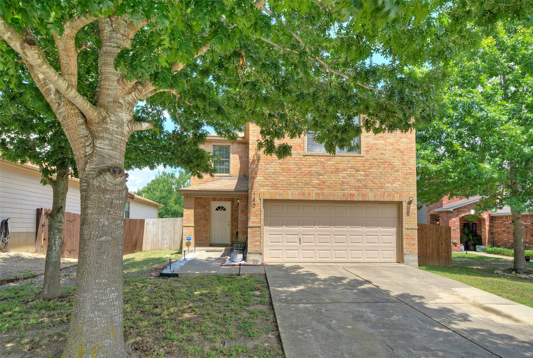 140 Plum Path Kyle, TX 78640 - Photo 21 of 22 front view of house with a yard