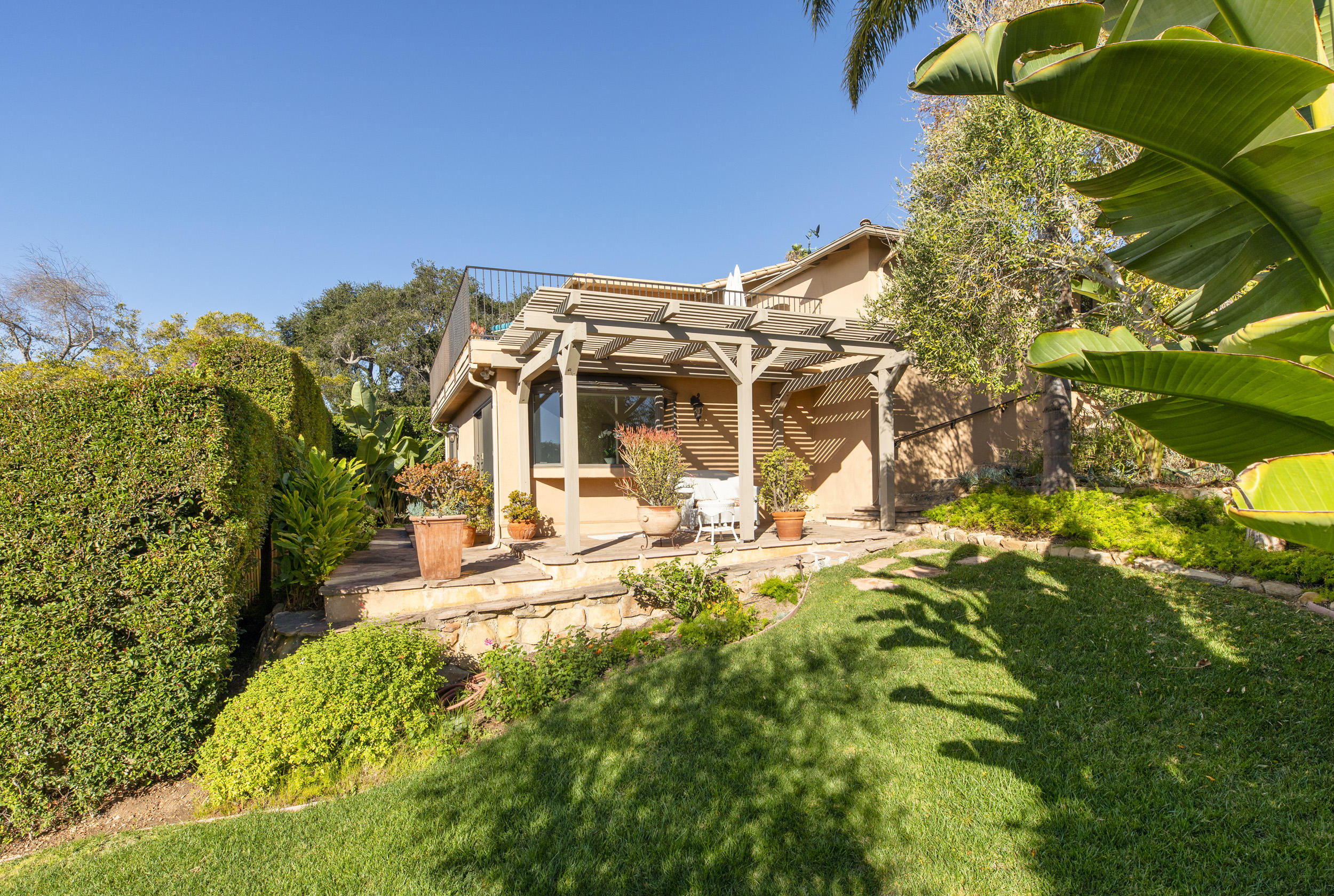 1603 Oramas Road Santa Barbara, CA 93103 - Photo 19 of 23 Lush Backyard