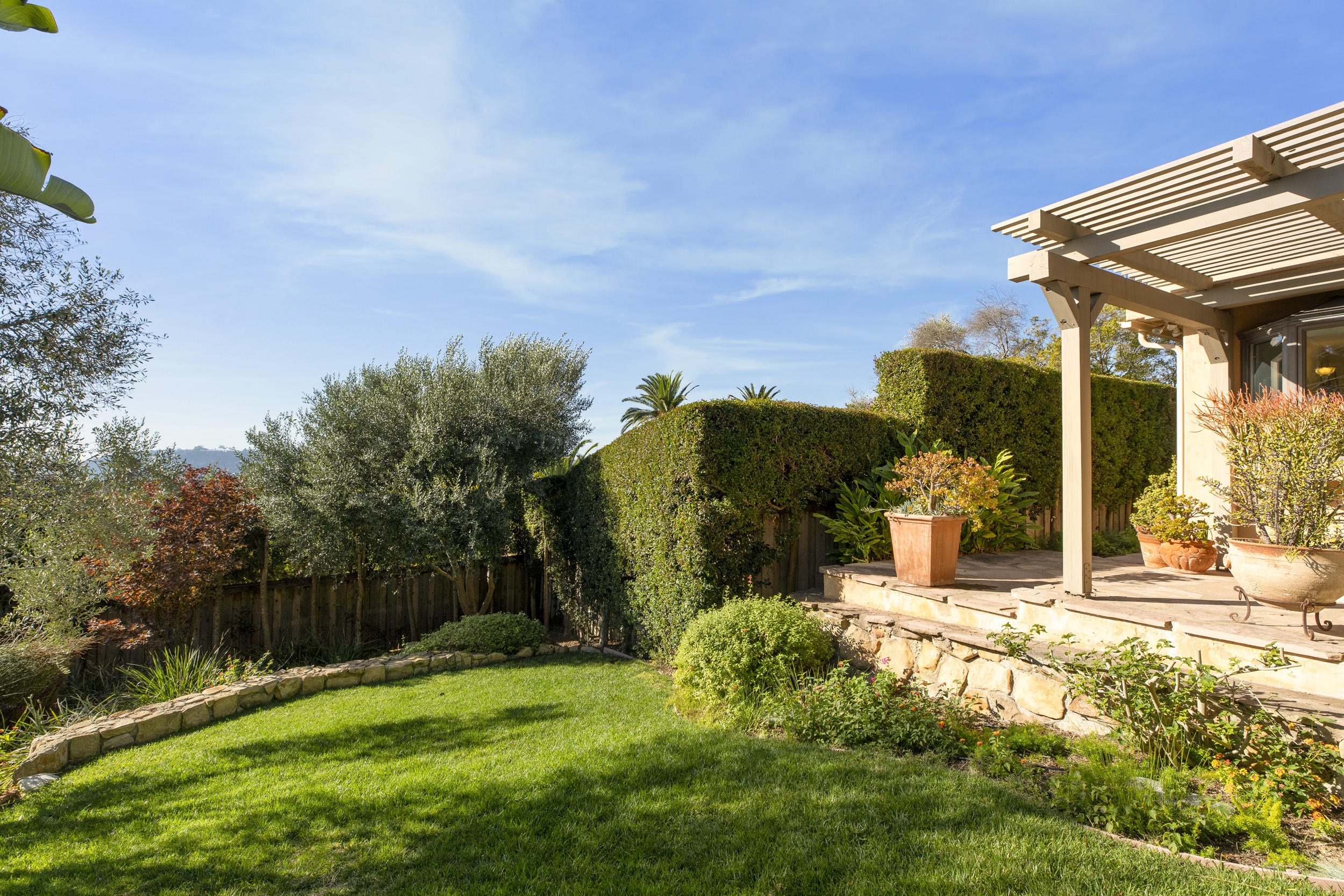 1603 Oramas Road Santa Barbara, CA 93103 - Photo 20 of 23 Private backyard & lower patio