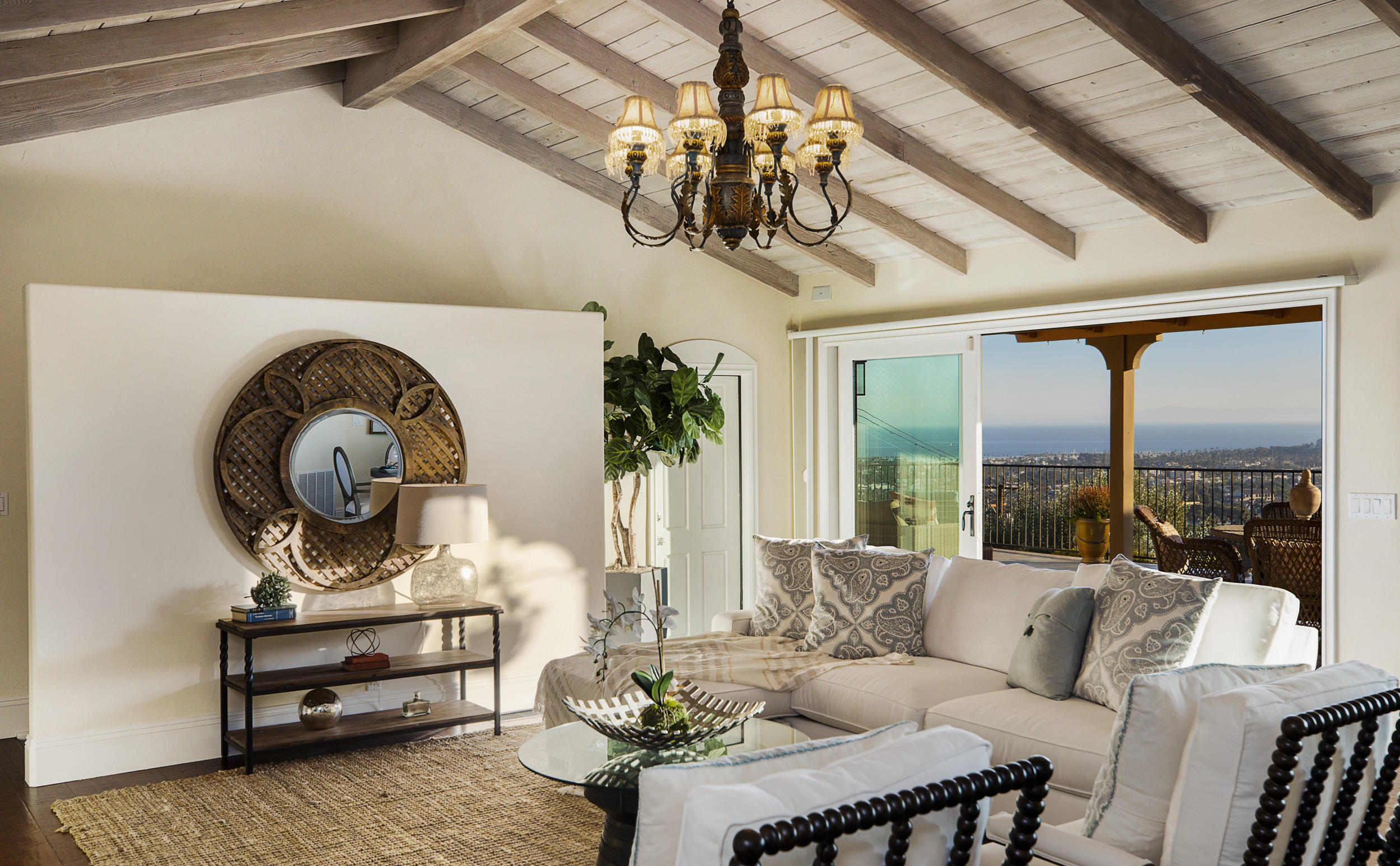 1603 Oramas Road Santa Barbara, CA 93103 - Photo 5 of 23 Living Room with Views