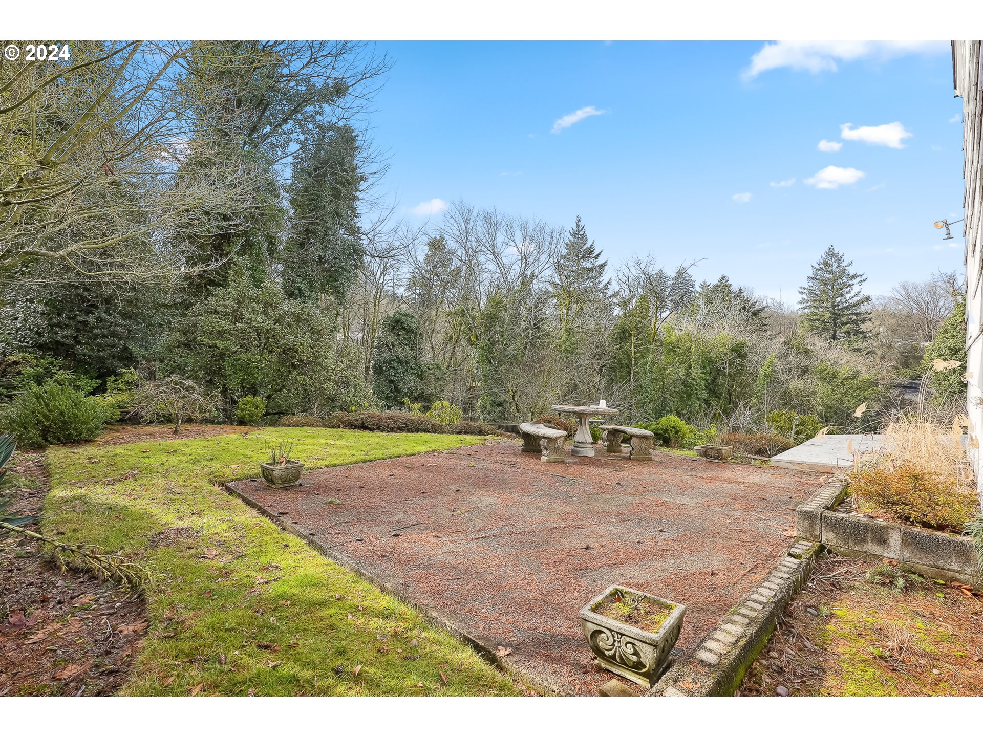 1628 Southwest College Street Portland, OR 97201 - Photo 23 of 25 a view of a yard with swimming pool