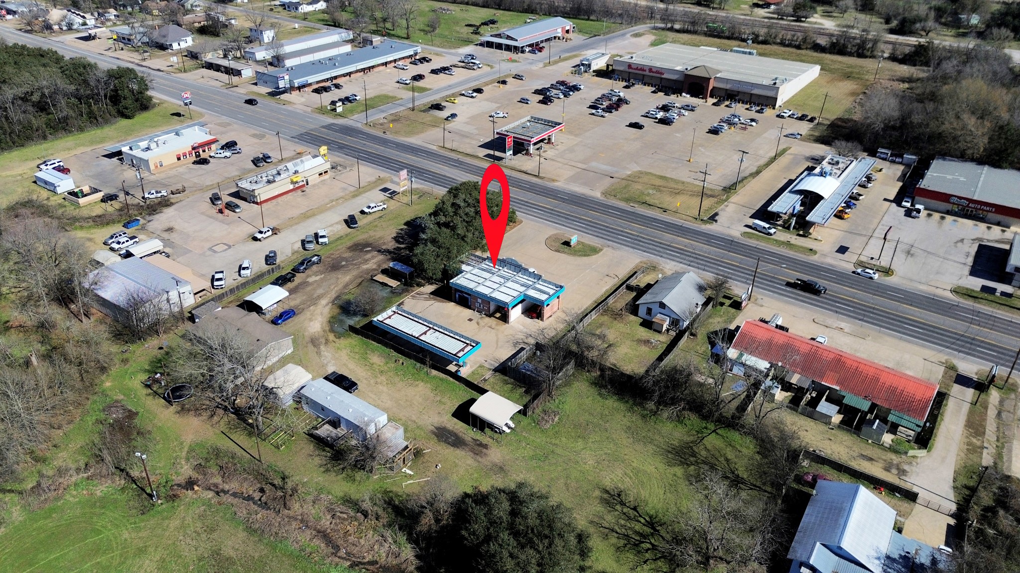 452 South Robb Street Trinity, TX 75862 - Photo 7 of 8 an aerial view of a houses with outdoor space