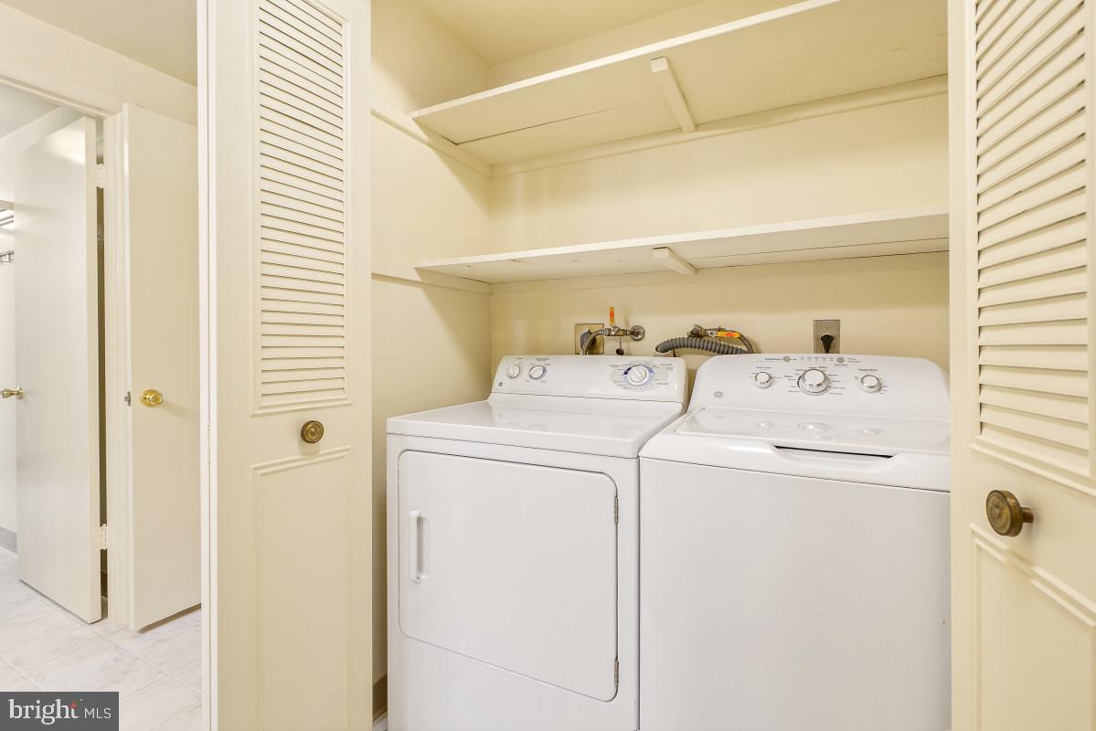 3346 Chiswick Court, Unit 581B Silver Spring, MD 20906 - Photo 14 of 49 Laundry Closet in Half Bath