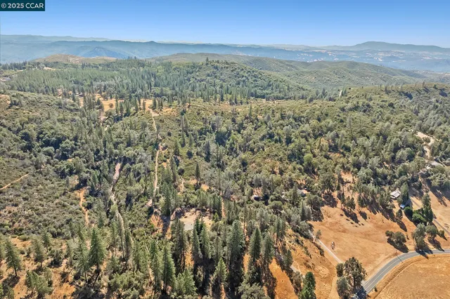 a view of city and mountain