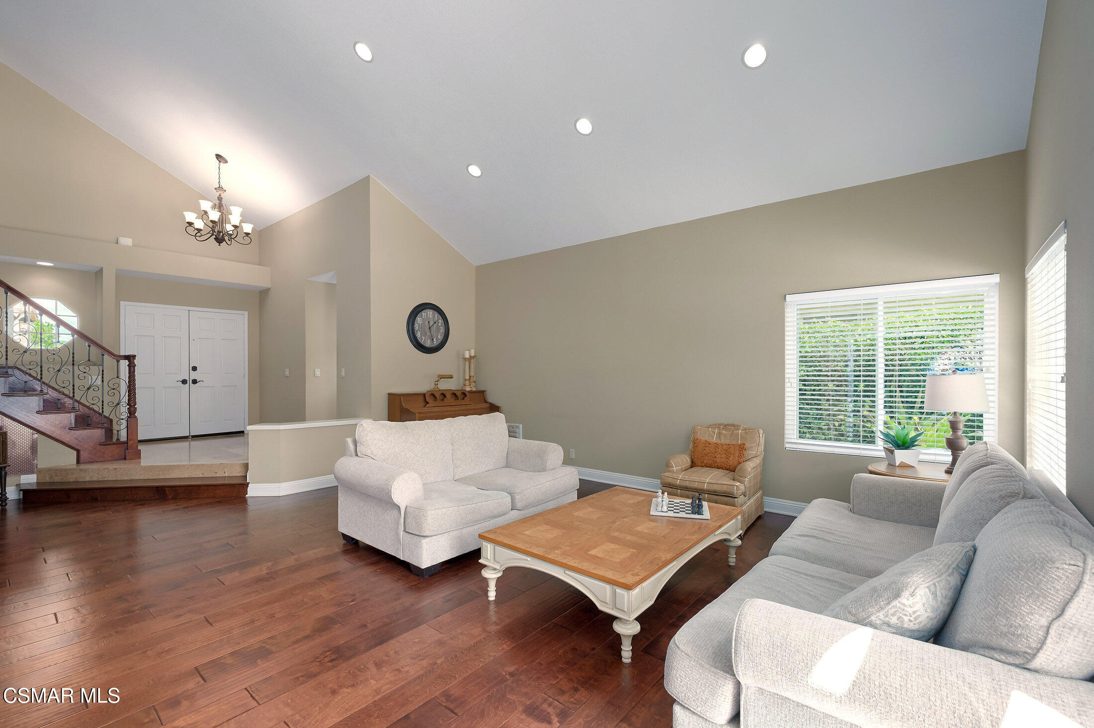 12142 Cherry Grove Street Moorpark, CA 93021 - Photo 5 of 36 a living room with furniture and wooden floor