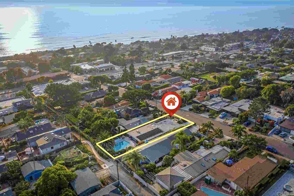 405 9th Street Del Mar, CA 92014 - Photo 24 of 25 an aerial view of residential houses with outdoor space
