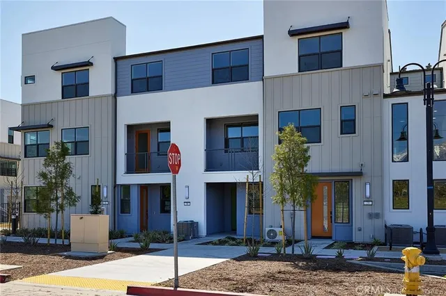 a front view of a building with street