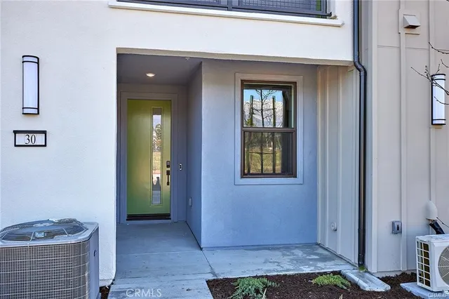 a view of an entryway door