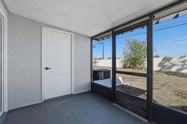 a view of a room with window