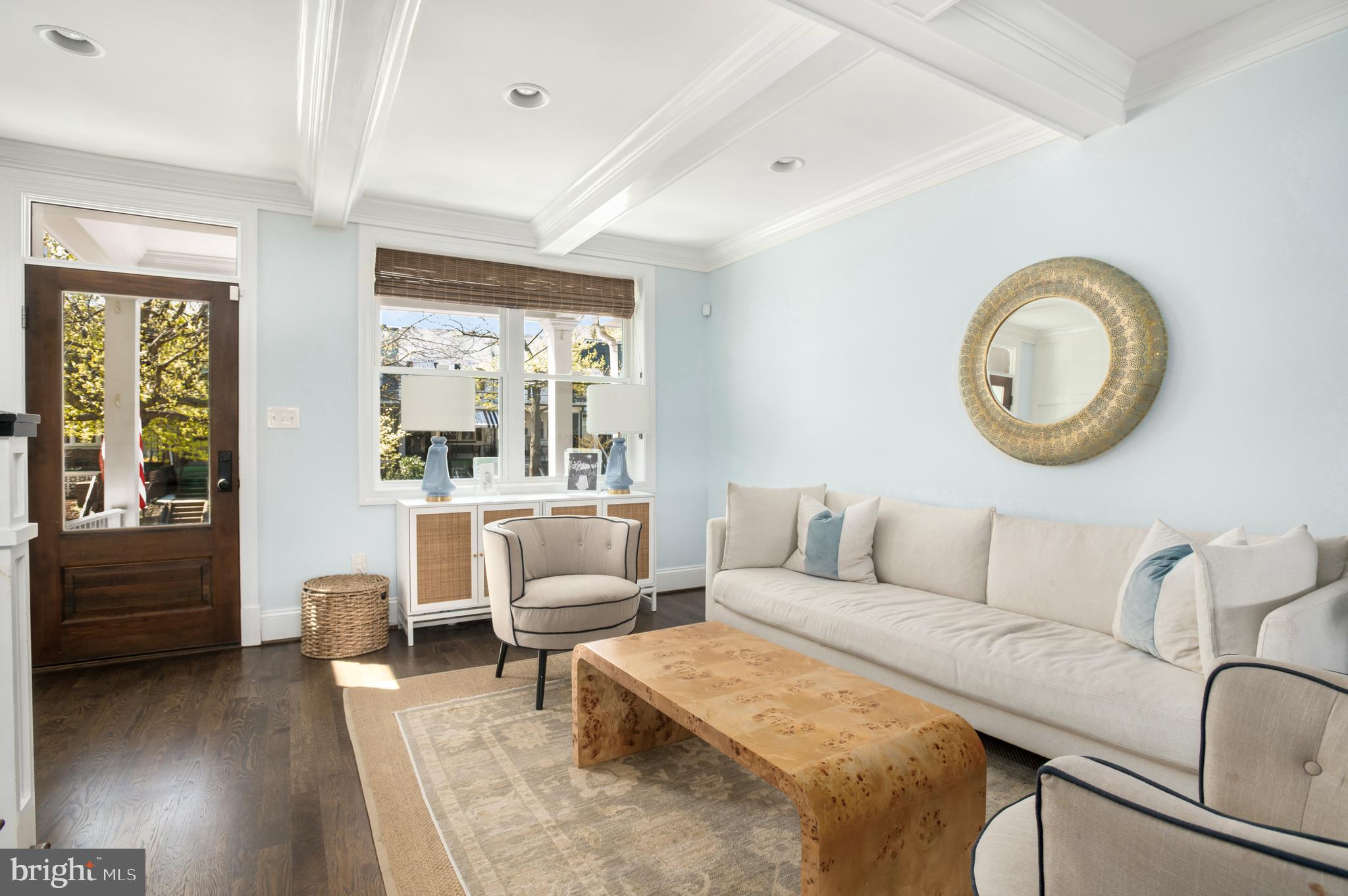 717 Hamilton Street Northwest Washington, DC 20011 - Photo 3 of 27 a living room with furniture and a large window