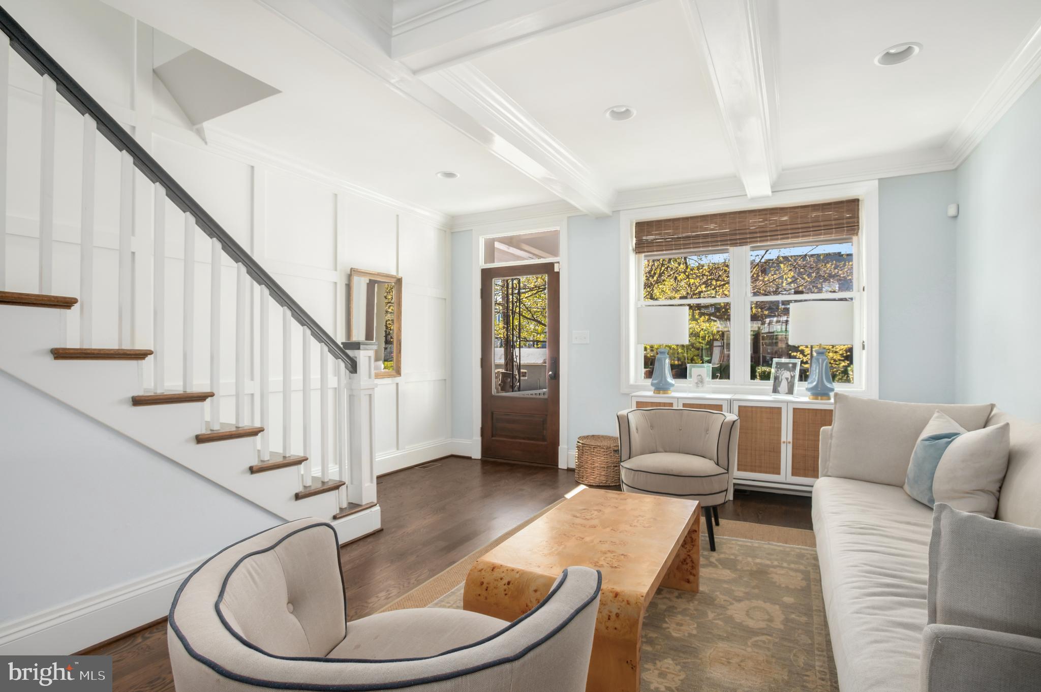 717 Hamilton Street Northwest Washington, DC 20011 - Photo 4 of 27 a living room with furniture and a large window